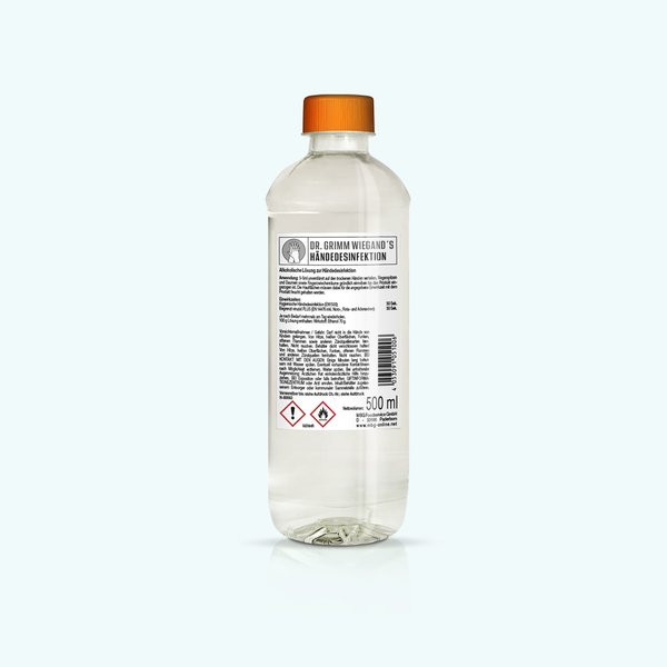 MBG International Dr. Grimm Wiegand's Händedesinfektion - 500 ml Flasche