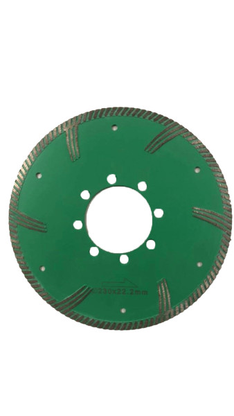Turbo Cutting Blade with protective-teeth and Flange 230mm (Flex disc)