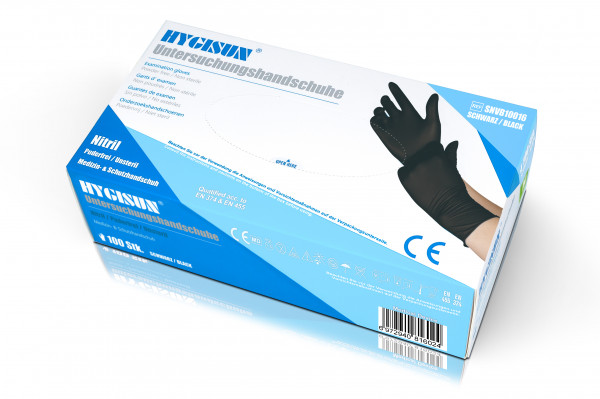 Hygisun INTCO nitrile gloves black